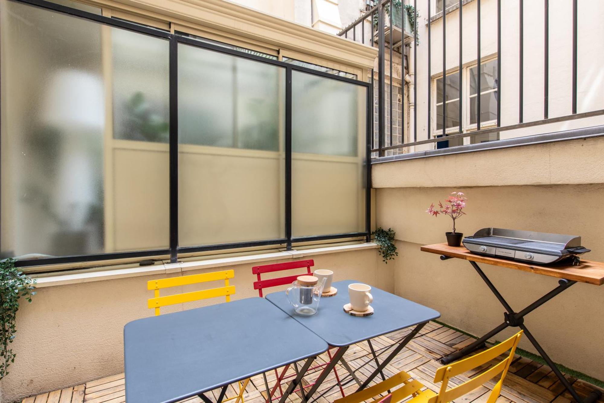 Geranimus M : Heart Of With Patio Appartement Paris